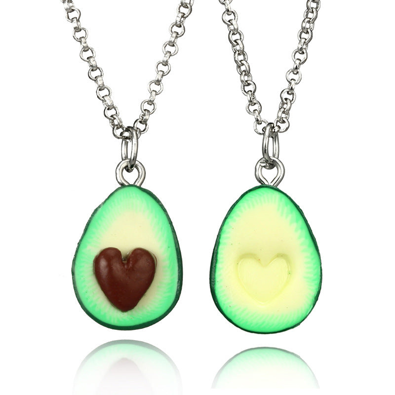 Avocado Halves Necklaces